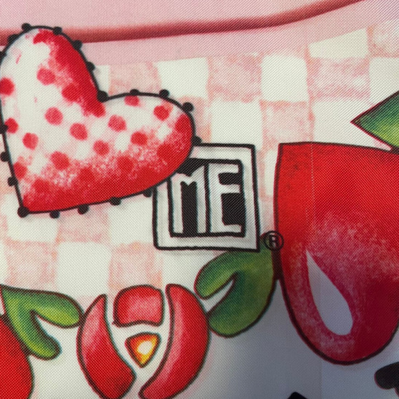 ME Mary Engelbreit Happy Valentines Day Flag - Picture 3 of 5